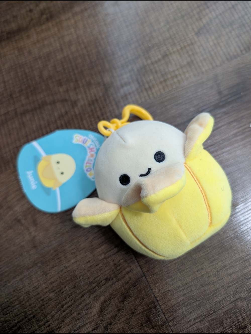 Squishmallows Yellow Banana Clip-On Plush